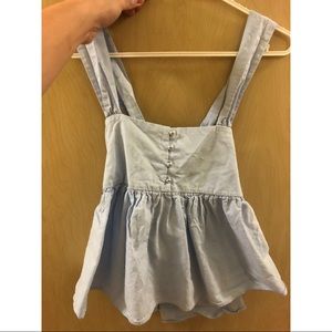 Cute Zara blue top size XS